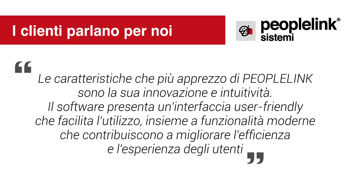 PEOPLELINK è la piattaforma cloud e mobile per gestire in un unico ambiente di lavoro i flussi dei processi HR.