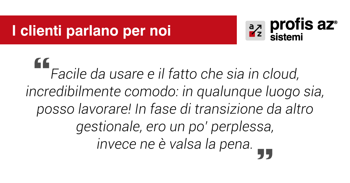 PROFIS AZ è una soluzione cloud che permette a studi e aziende di lavorare insieme sulla stessa contabilità, migliorando efficienza, collaborazione e sicurezza.