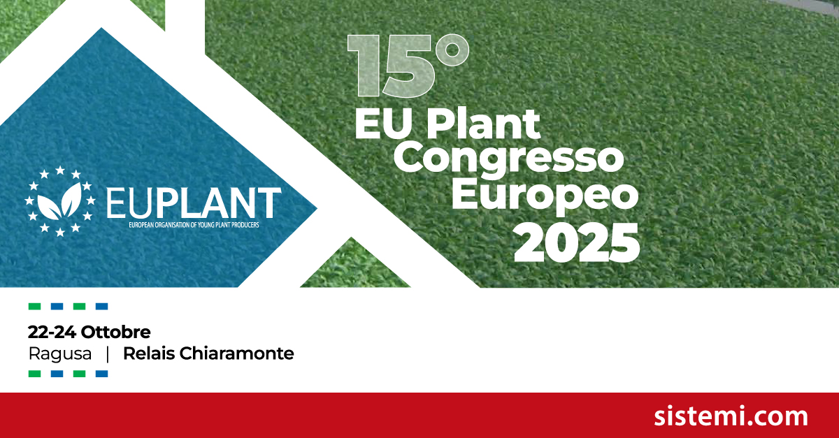 Siamo al 15° EU Plant Congresso Europeo 2025