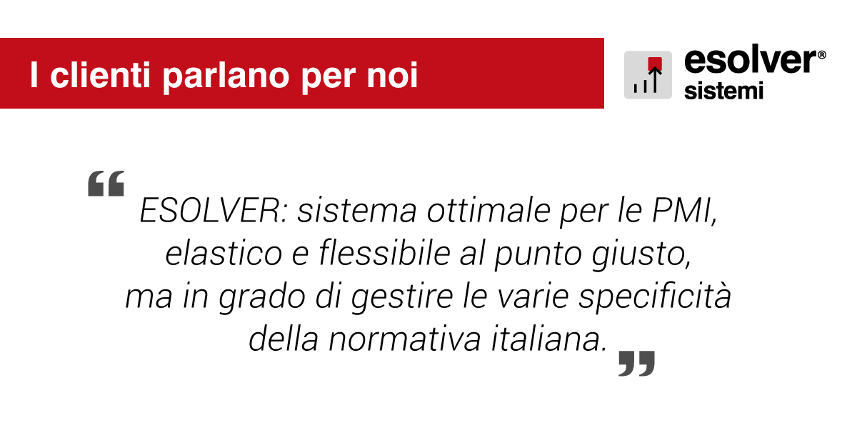 eSOLVER, software gestionale per le aziende di installazione, assistenza e manutenzione di macchine e apparecchiature