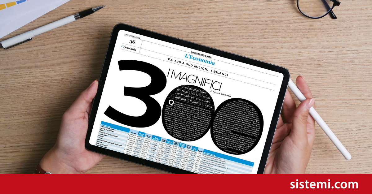 Sistemi si riconferma tra le eccellenze del made in Italy